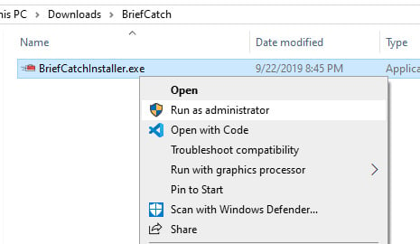 briefcatch-install-admin