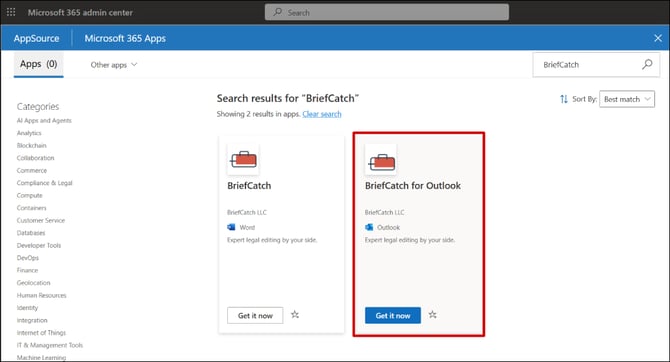 briefcatch-outlook-m365-get-it-now