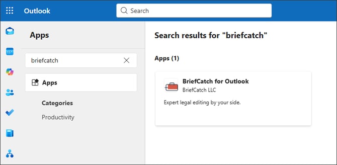 briefcatch-outlook-online-search