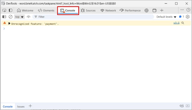 briefcatch3-console-window