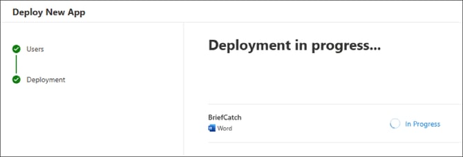 briefcatch3-m365-deployment-in-progress